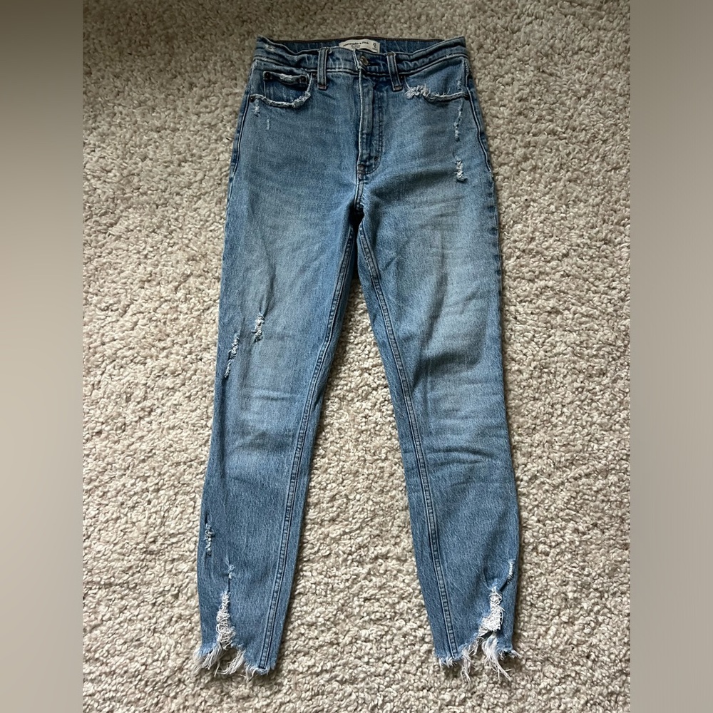 Abercrombie & Fitch Light Blue Skinny Jeans